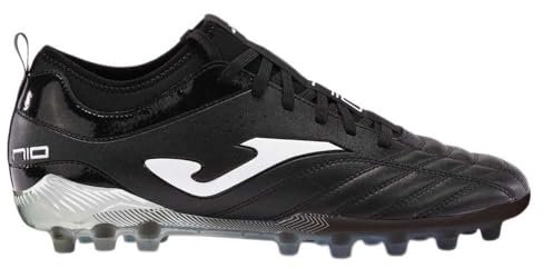 Joma Numero-10 2401 Nero Bianco Artificiale Erba StivaliUomo, Nero bianco, 40.5 EU