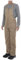 Ärmelloser Jumpsuit für Herren, Arbeitskleidung, schmal, gerades Bein, Arbeitsoverall für Herren, Mechaniker, braun, 6XL