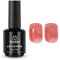 Beetles UV Gel Nagellack Rot Jelly - 15ml Pfirsichfarbe Neutral Errötende Wangen Durchscheinend Jelly Ganze Saison Nagelgel für Frauen Mädchen nfänger Maniküre DIY