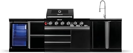 GORILLER® BB-M12 Outdoorküche | 6-Brenner Gasgrill | Cool | Clean