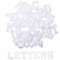 52 pcs Alphabet A to Z Patches, Iron on Sew on Letters for Clothes, Classic White