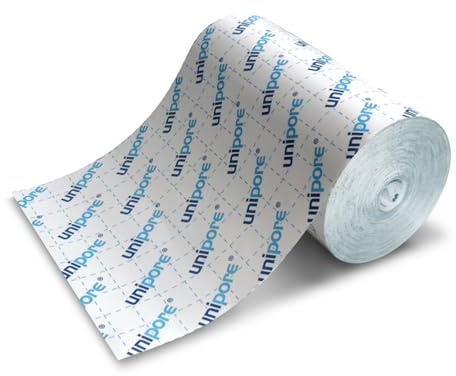 Unipore Medizinisches Klebeband 10cmx10m Medizinisches Tape, Selbstklebendes Klebeband, Fixierpflaster, Rollenpflaster, Atmungsaktives, Pflasterrolle, Wundkleber Pflaster