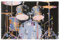 Jazz-Trommel-Tischsets, 6 Stück, für Küche, Geschenke, waschbar, hitzebeständig, rutschfest, 45,7 x 30,5 cm