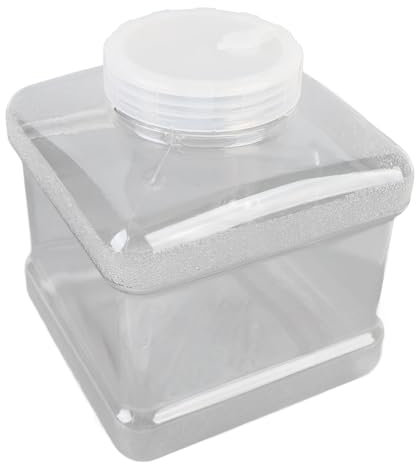 Tyenaza Distiller Container de agua PP Botella de agua portátil al aire libre para la belleza del hogar 5L (Blanco)