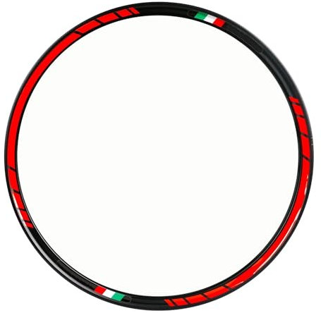 JHYBDP Adesivo per mozzo Ruota Moto Adesivi per Cerchi Moto Adesivi Catarifrangenti Notturni per Ducati Hypermotard 950 Adesivi Decorativi Adesivi per Cerchioni(Colore 1)
