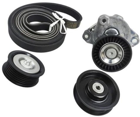 Kacepar Kit de polea tensora de correa de motor compatible con Mercedes Benz ML350 ML550 S550 R350 SL550 CLS550 2008-2011 6pk2403