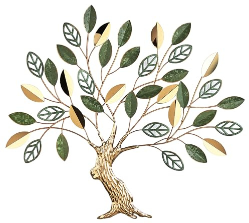Kobolo Wandbild TWIGS 75x4x69 cm Gold