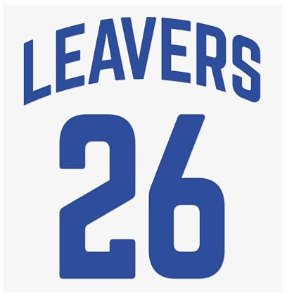 School Leaver 2026 HTV Iron On Transfer | Blue End of Year Leavers Shirt Vinyl | Class of 2026 Heat Transfer Decal for Hoodies, T-Shirts & Uniforms | Year 6 or Year 11
