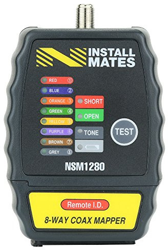 nstallmates nsm1280 8-Koax-Kabel Tester w/Fall