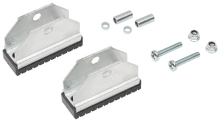 HYMER Klappfußset mit rutschsicherem Gummibelag für Leiternholmbreite 60-100 mm, 0052054