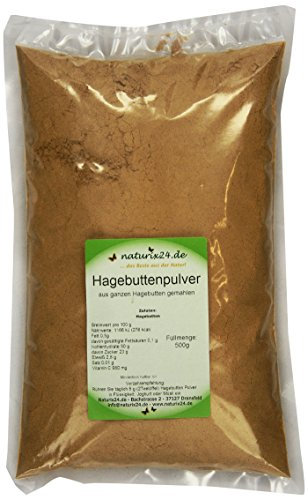 ix24 rosa canina naturale polvere, dolcetti – Miscela, 1er Pack (1 x 500 g)