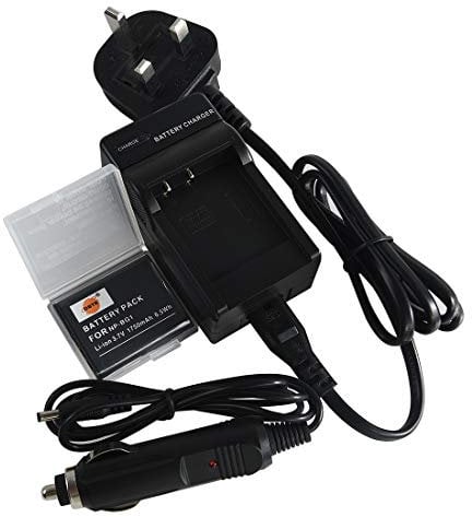 DSTE NP-BG1 Rechargeable Li-ion Battery + Charger DC92U Compatible for Sony NP-BG1, NP-FG1 and Sony DSC-H3, DSC-H7, DSC-H9, DSC-H10, DSC-H20, DSC-H50, DSC-H55, DSC-H70