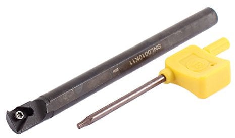 sourcing map SNL0010K11 Innengewinde Werkzeughalter mit Schlüssel für CNC Drehmaschine de