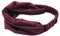 axy Haarband Yoga Stirnband Headband Hairband Wunderschön Damen Haarschmuck Sport Stirnbänder HB4 (Dunkelrot, Extra breit)