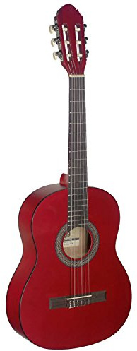 Stagg C430 3/4 Größe Name Klassische Gitarre – Schwarz 3/4 rot
