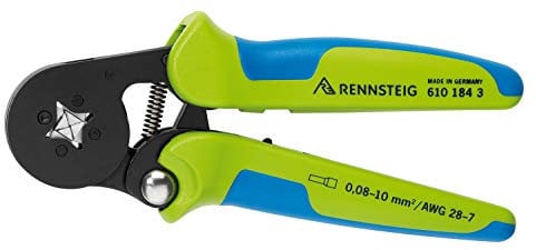Rennsteig Aderendhülsencrimpzange PEW8.184 (selbsteinstellend, 4 Crimpflächen; 0,08-10 mm², AWG 28-7) 610 184 3