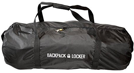Backpack Locker - Rucksackhülle für Flugreisen mit Vorhängeschloss - Anti-Diebstahl & Schutz (Schwarz, 75-135 Liter)