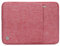 NIDOO 11.6 Pouces Imperméable Housse Protection Ordinateur Portable pour 12.9 iPad Pro 2018/13 MacBook Air 2018/13 MacBook Pro 2016-2018/12.3 Surface Pro 6/12 Samsung Galaxy Book2, Rouge