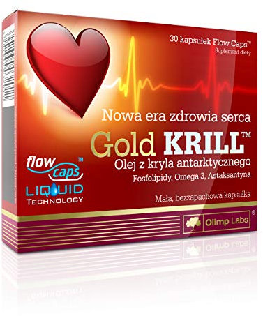 Olimp Gold Krill 30caps Omega 3 Gesunde Fettsäuren Euphasia Superba Arctic Kryl