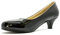 Ladies Womens Low Kitten Heel Work Court Evening Dress Girls Shoes Pumps UK Size 3 4 5 6 7 8 9 10 11 12 (UK11/EU45, Black Patent)