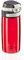 Leifheit Botella de plástico tritán Flip de 550 ml, botella deportiva y hermética, uso con una mano, botella reutilizable, ligera y resistente, rojo