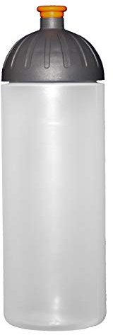 FreeWater Trinkflasche ohne Aufdruck, 700 ml, transparent/anthrazit/orange