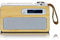 Lenco PDR-040 - Tragbares DBA+ Radio - FM Radio - mit Bluetooth - integrierter Akku mit 2000mAh - 3 Watt RMS - Uhr und Weckfunktion - aus echtem Bambus - weiß