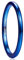 Cloyo Wolfram Ring Blau für Herren Damen Ehering Freundschaftsringe Verlobungsringe Schmuck 2mm Polierte Schlichter Größe 63.4 (20.2)