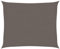 vidaXL Toldo Parasol Lona Protector Solar Sombra de Patio Jardín Terraza Balcón Parque Infantil Exterior de Vela Gris Antracita HDPE 160 g/m² 2,5x3 m