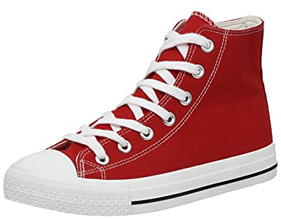 CUSHIONAIRE Vance High Top Canvas Sneaker für Damen + Memory Foam
