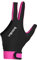 Sharplace Anti Slip Billard Handschuh Linkshänder Snooker Billard Pool Queue Sport Professional 3 Finger Handschuh Geschenk für Frauen, rosa M