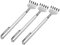 ILamourCar Rascador Trasero, 3 Piezas Portátil Rascador Espalda con la Manija Telescópica, Acero Inoxidable Back Massager Body Massage Tool (Plata)