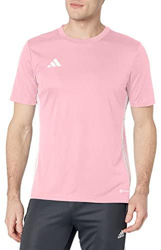 Adidas Maillot Equipo 23 pour Homme, Rose Clair/Blanc, Taille XS