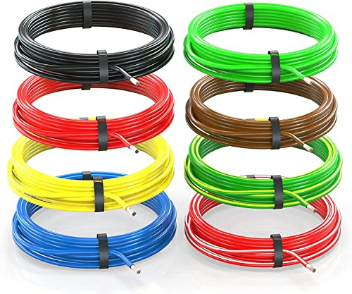 AUPROTEC Auprotec Câble de véhicule 6,0 mm² - 8 couleurs à 100 m - FLRY-B - Anneau