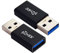 Leehitech Adaptador USB3.0,Adaptador USB 3.0 Macho a Hembra,USB 3.0 Macho a Conector USB A Hembra, para Steam Deck, Switch, MacBook Pro/Air, Tableta, teléfono y más Dispositivos Tipo C (Paquete de 2)