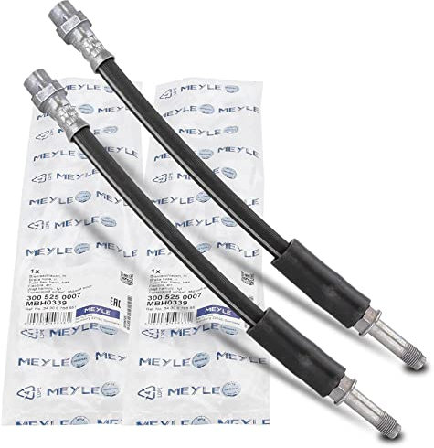 2x Original MEYLE 3005250007 Bremsschlauch Hinterachse Kompatibel mit 3er E90 1.6L-3.0L 2004-2011 1er E81 1.6L 2.0L 3.0L 2006-2011 X1 E84 2.0L 3.0L 2009-2015