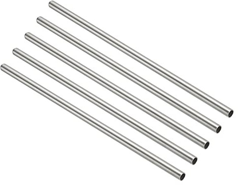 PATIKIL 5Stk. Thermowell Hülsen 4mm ID 5mm AD 150mm Edelstahl 304 für Temperaturfühler