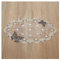 Deckchen Fiona Echte Plauener Spitze sommerliche Tischdecke mit kleinen Blüten und Schmetterlingen Pastell 50 x 30 cm oval