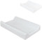Kikkaboo Wickelauflage Memory-Schaum Airknit 70 x 45 cm seitlich erhöhter Rand, Farbe:grau