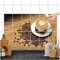 FoLIESEN Fliesenaufkleber - Deko-Bild für Bad, Küche, Badezimmer - Dekoration Fliesen-Bild selbstklebend - Kaffeegenuss, Fliese - Bild (BxH):15x20 cm - 90x60 cm / 18-tlg.