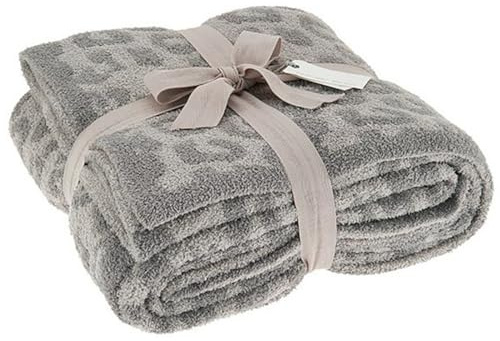 Dazzluxe Luxuriöse Plüschdecke, Gemütlicher Überwurf Mit Leopardenmuster Für Couch Und Bett, Superweiche Und Warme Decken Für Herbst Und Winter, Maschinenwaschbar,Type f,55x80inch