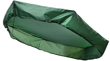 Grüne Sandkastenabdeckung mit Kordelzug 140x110cm Sechseckige