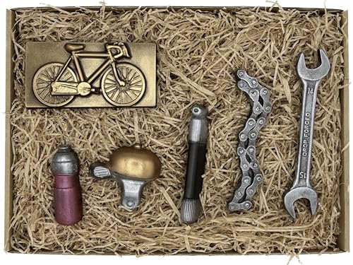 Schokolade für Radfahrer – Originelles Geschenk mit Fahrrad-Werkzeugen aus Schokolade