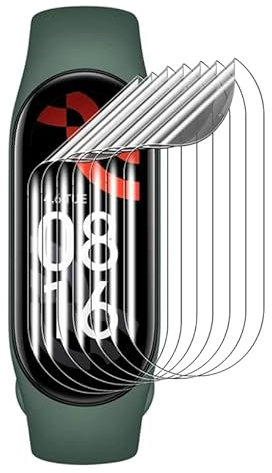 CUFEREDU 6 pcs Reloj inteligente Película de hidrogel Protector de pantalla para Xiaomi Mi Band 4 / Band 3 Película tpu hidráulica suave y transparente, sensible al tacto