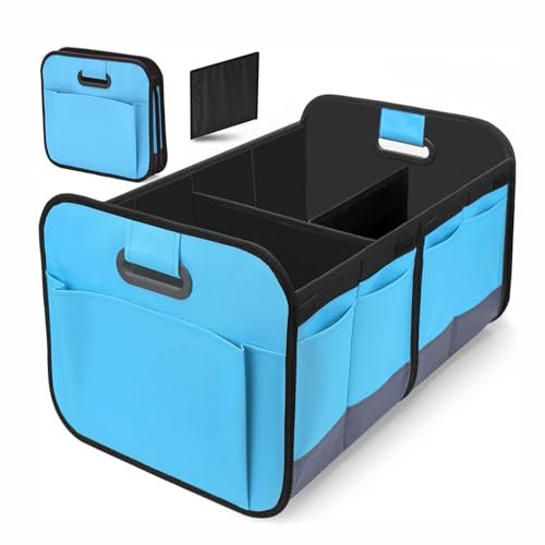 GNTHERF Kofferraum Organizer Auto,für BMW 4er G26 Gran Coupe 2021 2022 2023 2024 wasserdichte Praktische Auto Kofferraumtasche Tragbare Faltbare Box,B