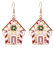 BSLVWG Weihnachtsdekoration, Damen-Weihnachtsohrringe, Weihnachtsbaum/Schneemann/Schneeflocken-Ornamente, Schmuck, Geschenke für Frauen, Feiertagsfeier (40)