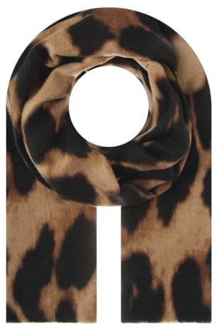 Majea Damenschal Winterschal Strickschal Damen Schal (880043) (braun 12)