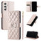 TEDTIKJT Custodia per Samsung Galaxy A55 5G 6.6 Custodia Premium PU Pelle Libro Cover con Portafoglio Porta Carte a Due Piani e Supporto Protezione Custodia per Samsung Galaxy A55 Cover,oro rosa