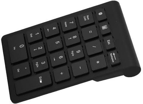 Clavier Numérique Ultra Fin Design 5.0, 22 Touches pour Mac OS (Black)