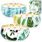 Citronella Candles Outdoor Large, 3 x 12oz 3-Wick Citronella Fragrance Candle Set for Home Garden Patio Yard Balcony Camping BBQ Gifts, 90 Hrs Burning Scented Soy Wax Candle Summer Essentials
